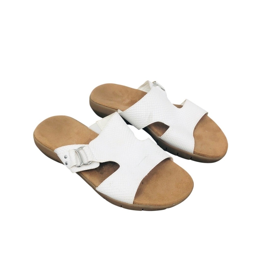 Aeropostale women's leather white sandals‎ size 8.5